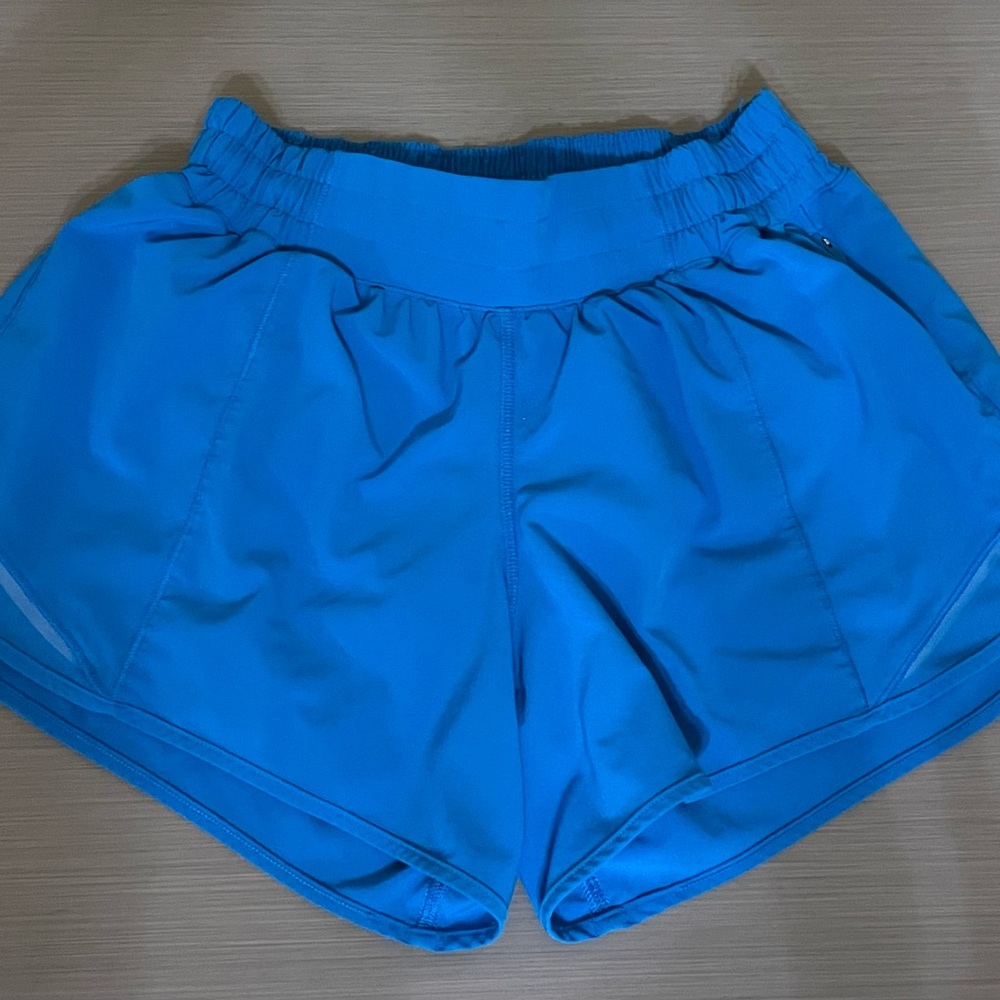 Lululemon Athletica Vibrant Blue Athletic Shorts